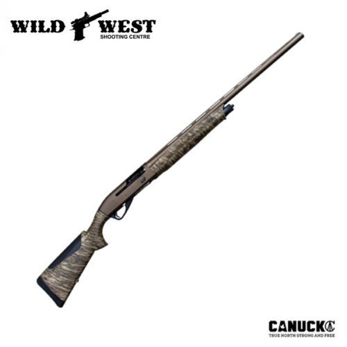 Canuck Hunter Inertia Semi-Auto 12ga 28" - Bronze/Mossy Oak Bottomlands Camo