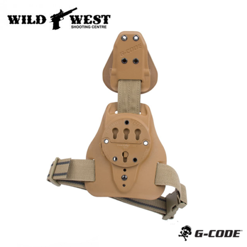 G-Code Mule Leg Platform - REAC Strap - Coyote Tan