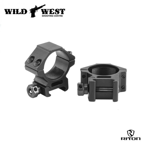 Riton 30mm Scope Rings - Med