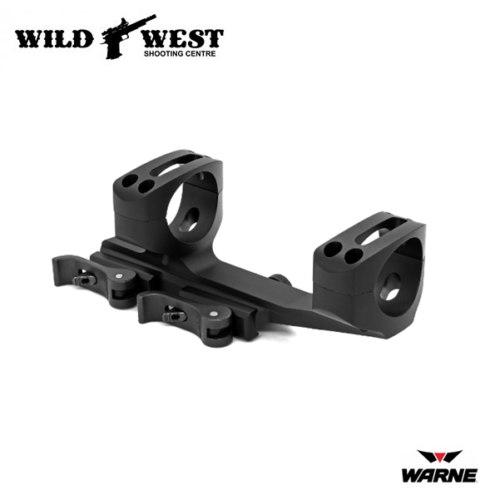 Warne QD XSKEL34TW Extended Skeletonized 34mm Quick Detach Mount - BLK