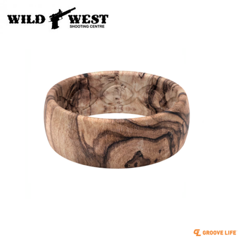 Groove NOMAD Burled Walnut Silicone Ring