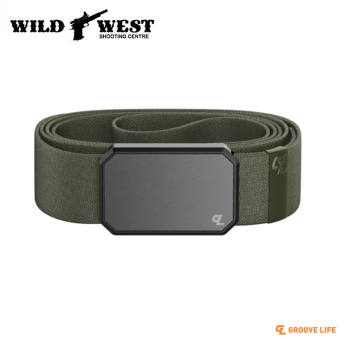 Groove Belt - Gun Metal / Olive