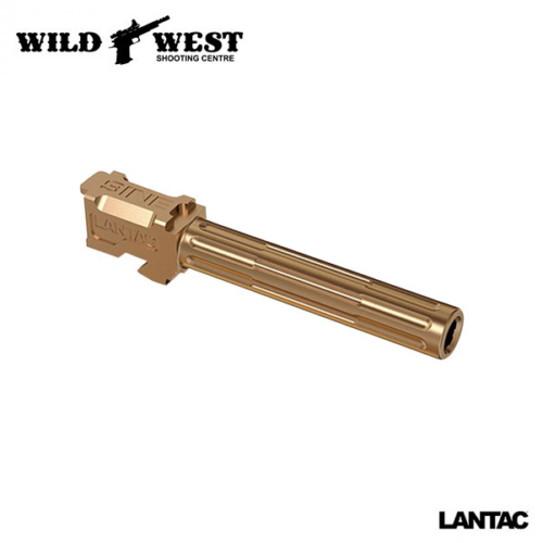 Lantac 9INE G17 Gen 3-4 Non-Threaded Upgrade Barrel - Bronze TiN