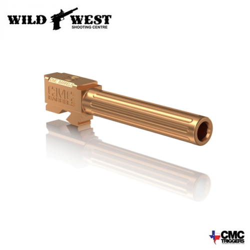 CMC Glock 17 Fluted Barrel Non Threaded DLC - Bronze