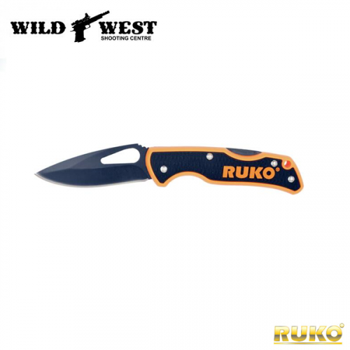 RUKO Knives #RUK1000BZX Outfitter Blaze Orange Folding Knife