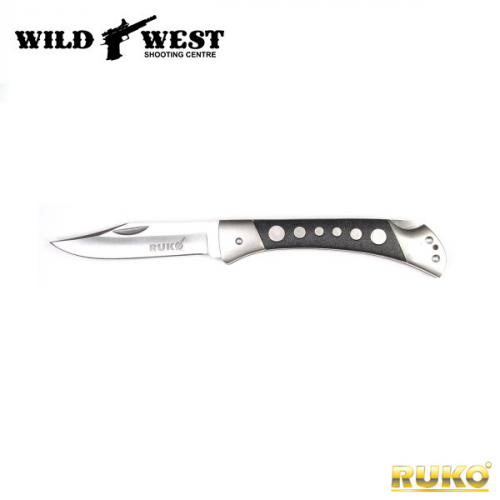 RUKO Knives #K7181 Stainless Steel Handle Folding Knife