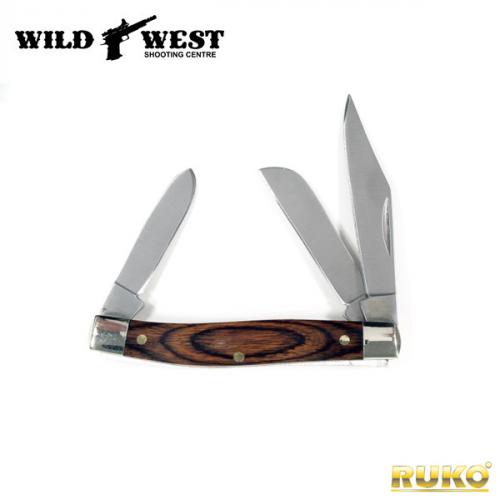 RUKO Knives #RUK0071 3-Blade Stockman Pocket Knife
