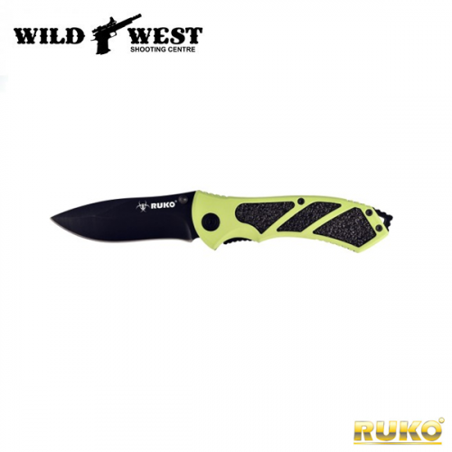 RUKO Knives #RUK0061HG High Vis Green Folding Knife