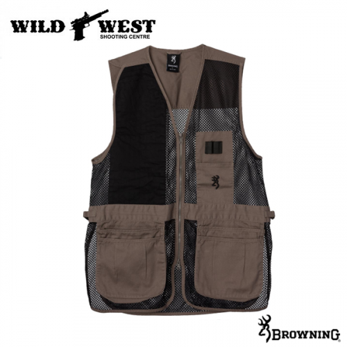 Browning Trapper Creek Mesh Shooting Vest - Sage/Black