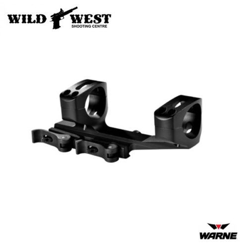 Warne QD XSKELTW Gen 2 Extended Skeletonized 1 Inch Quick Detach Mount - BLK